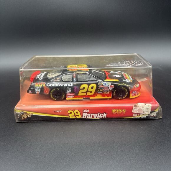 2004 Kevin Harvick #29 "KISS" Nascar Diecast Chevy 1:24 RCR Rare Vintage New - Picture 1 of 6